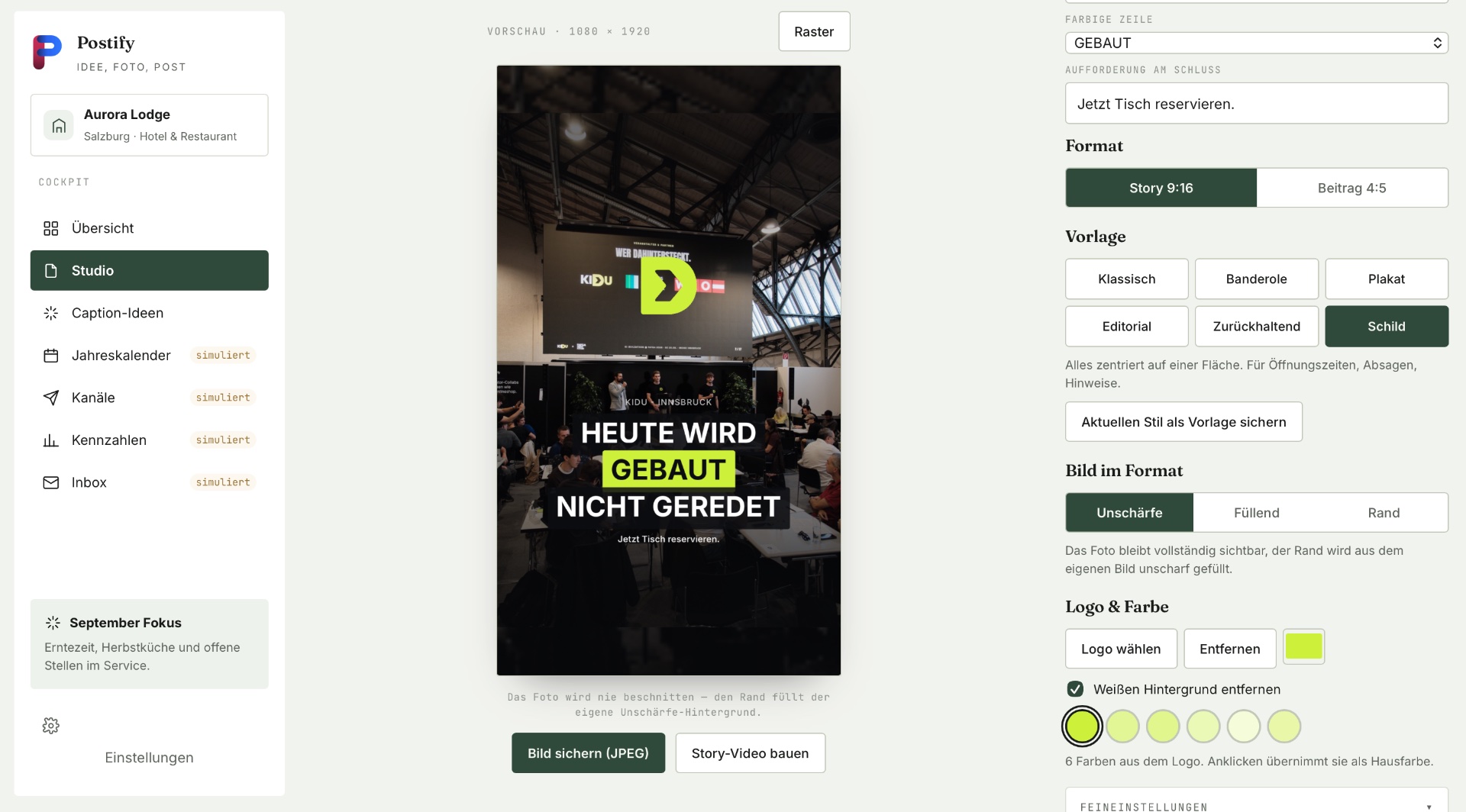 Postify - KI-Prototyp aus KIDU Buildathon