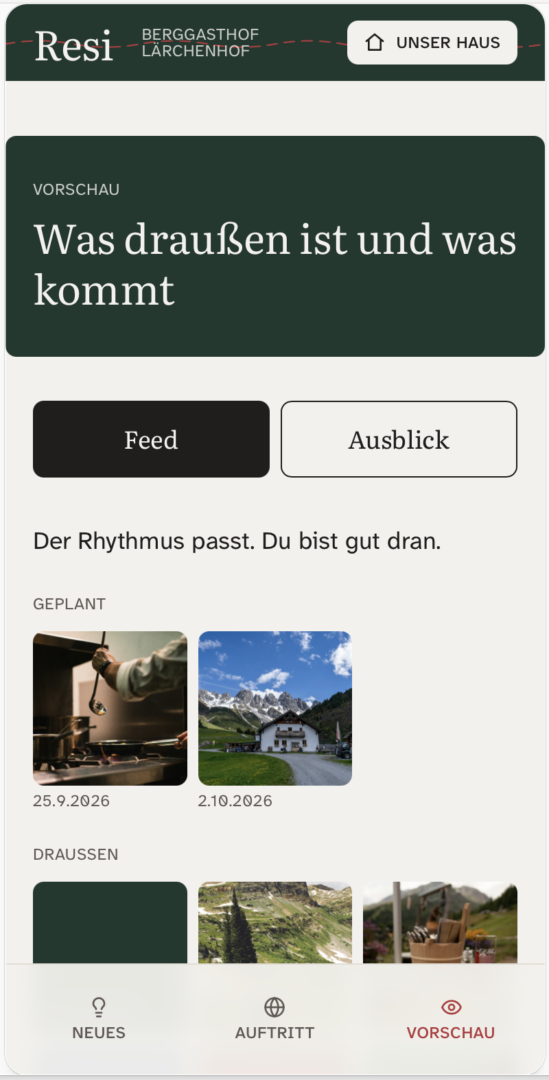 Resi – die digitale Wirtsassistentin fürs Handy - KI-Prototyp mit Lovable aus KIDU Buildathon