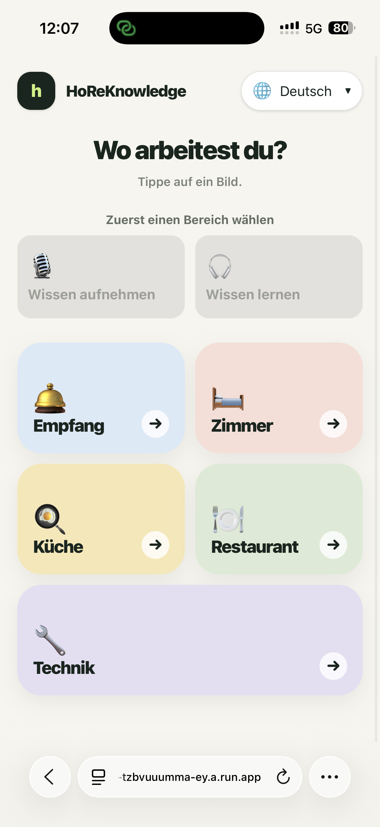 HoReKnowledge - KI-Prototyp aus KIDU Buildathon