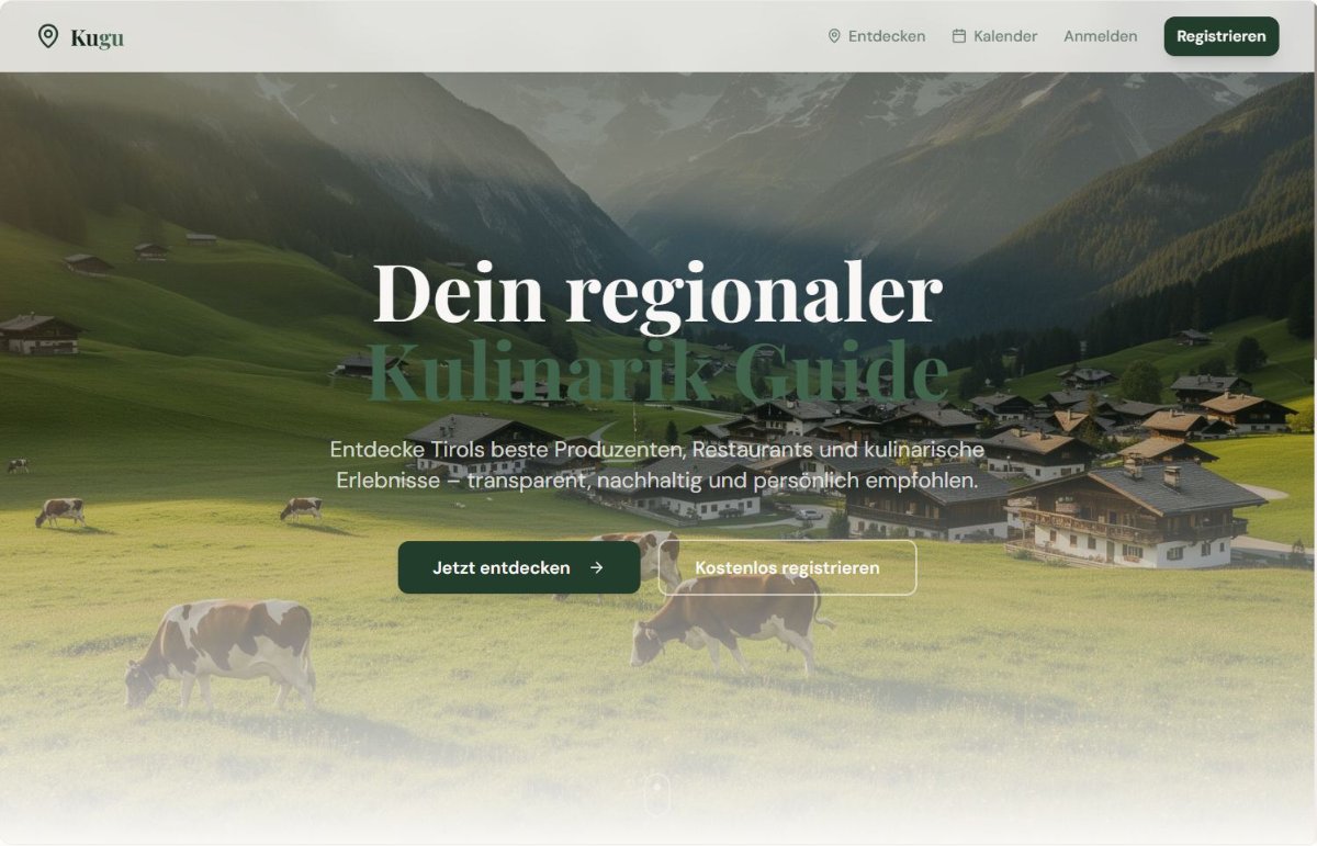 Kugu — KI-Prototyp mit Lovable aus AI Collective Innsbruck Buildathon
